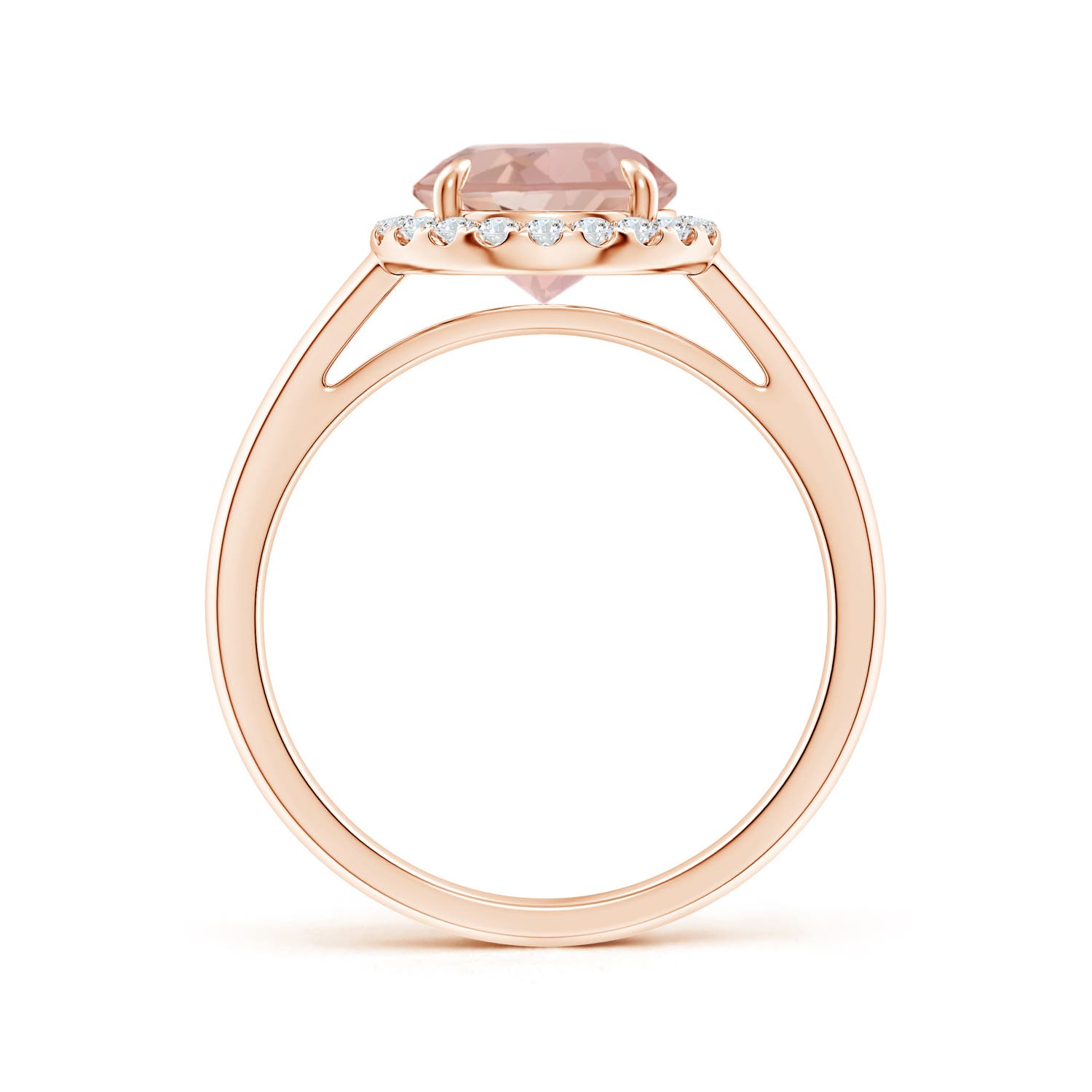 AAAA - Morganite / 1.81 CT / 14 KT Rose Gold