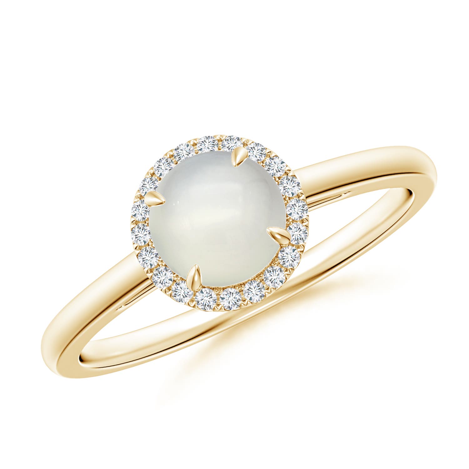 AAA - Moonstone / 0.9 CT / 14 KT Yellow Gold