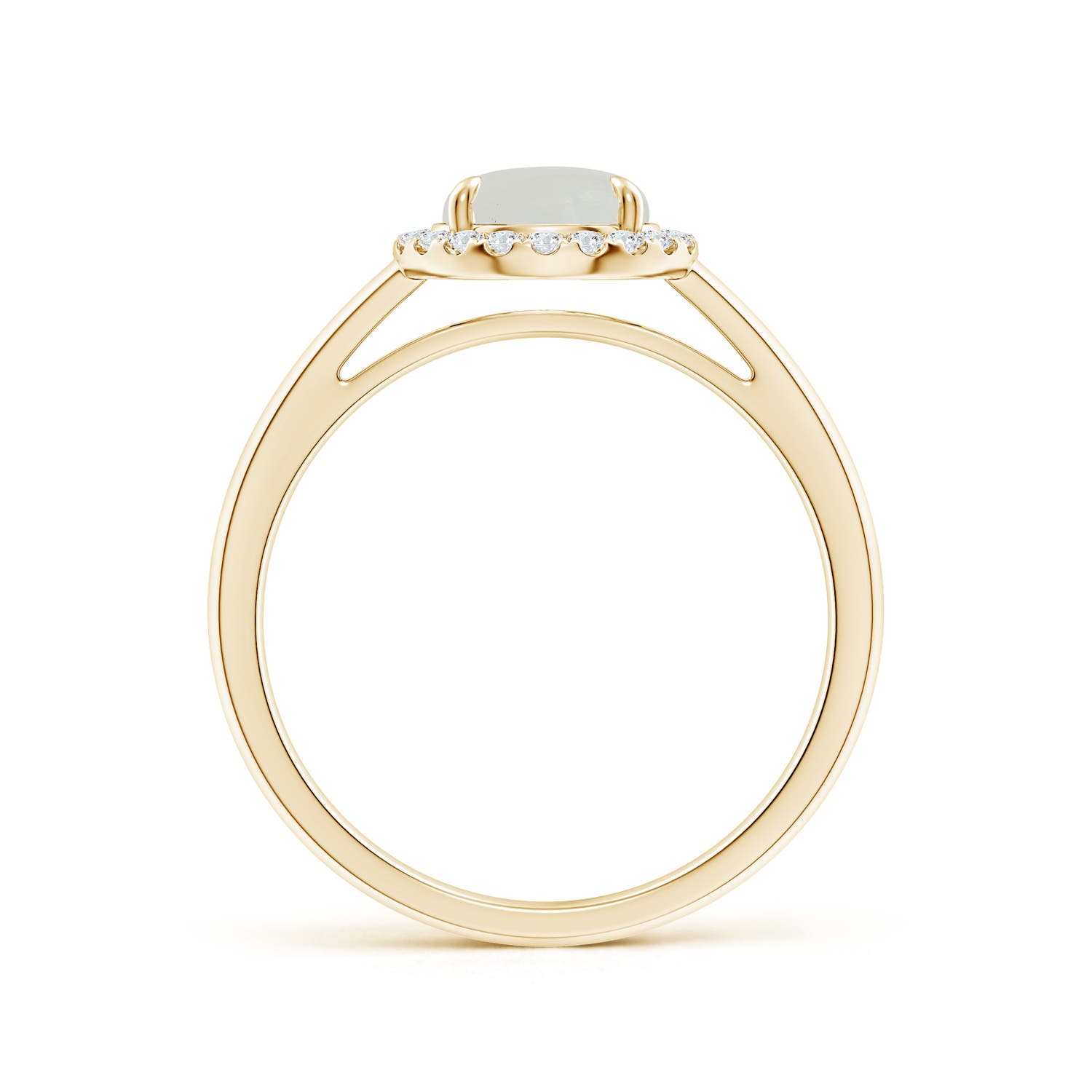 A - Moonstone / 1.37 CT / 14 KT Yellow Gold