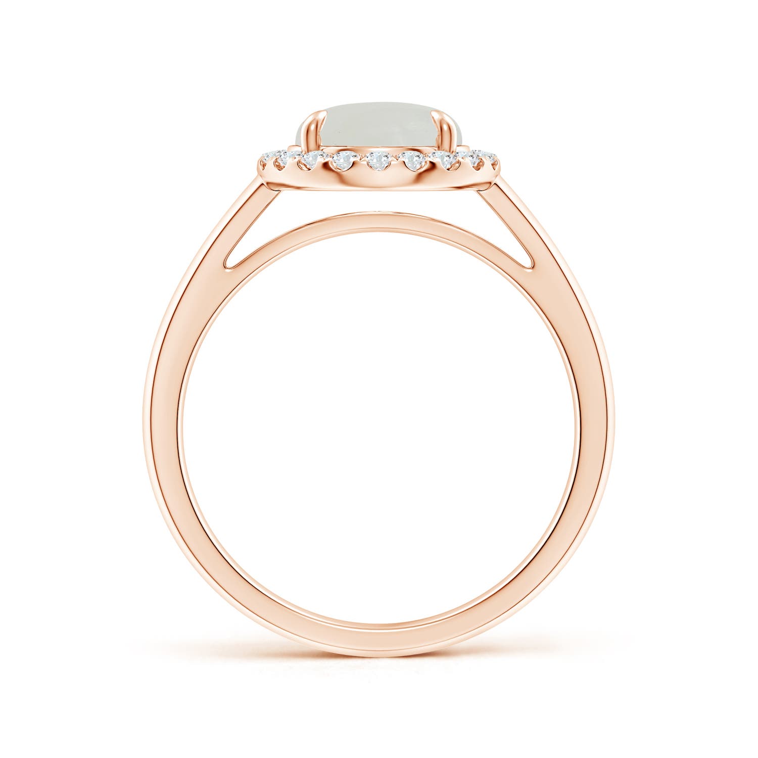 A - Moonstone / 2.06 CT / 14 KT Rose Gold