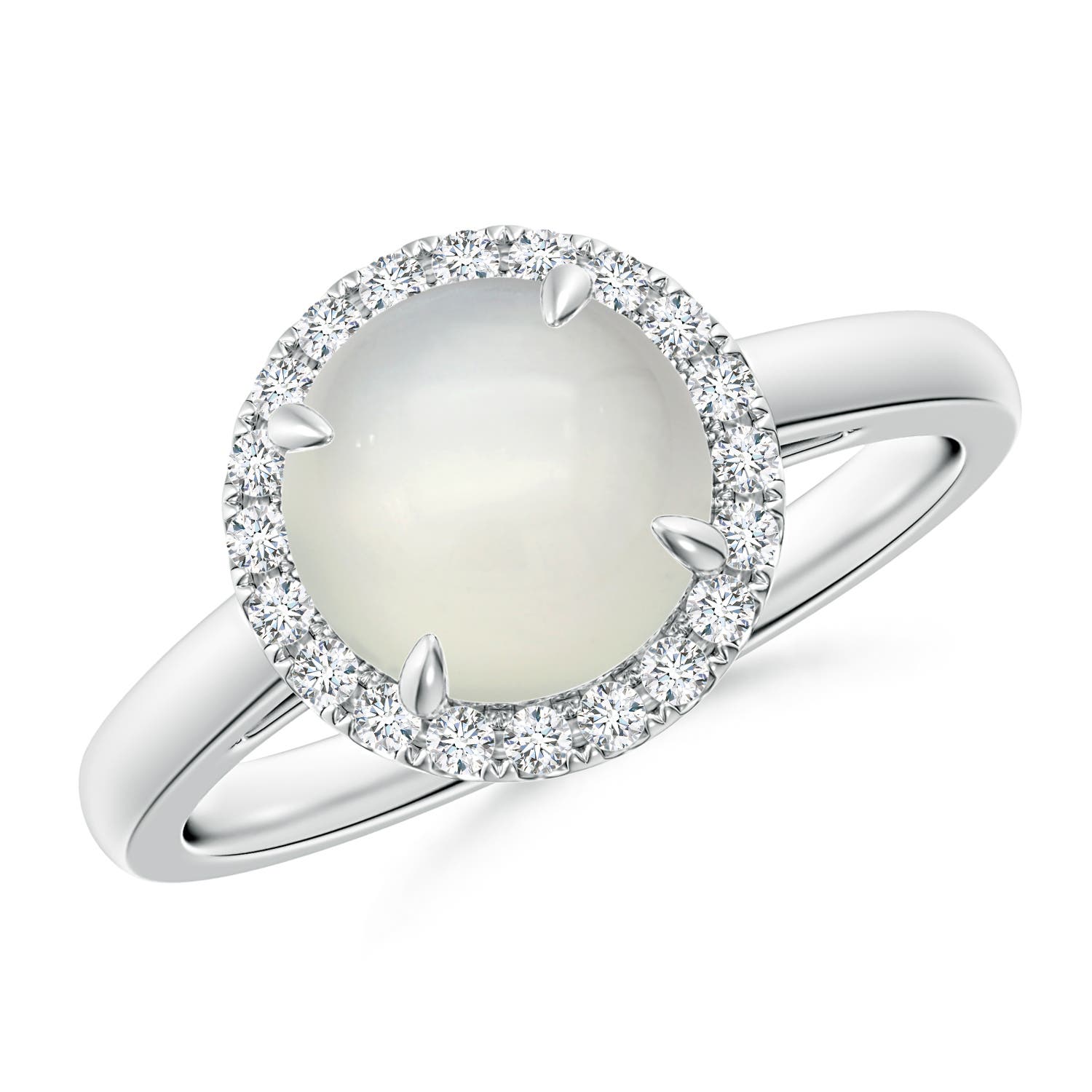 AAA - Moonstone / 2.06 CT / 14 KT White Gold