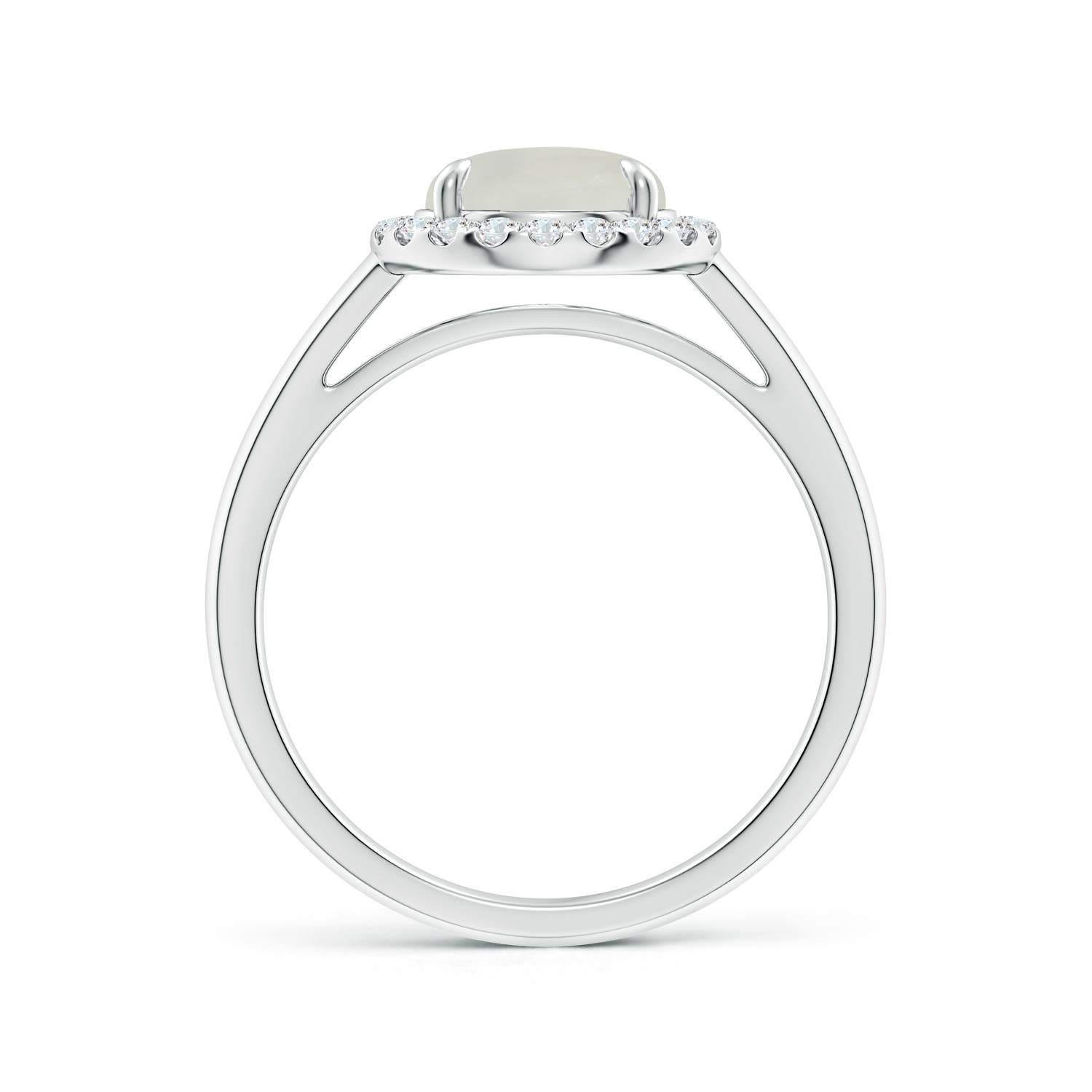 AAA - Moonstone / 2.06 CT / 14 KT White Gold