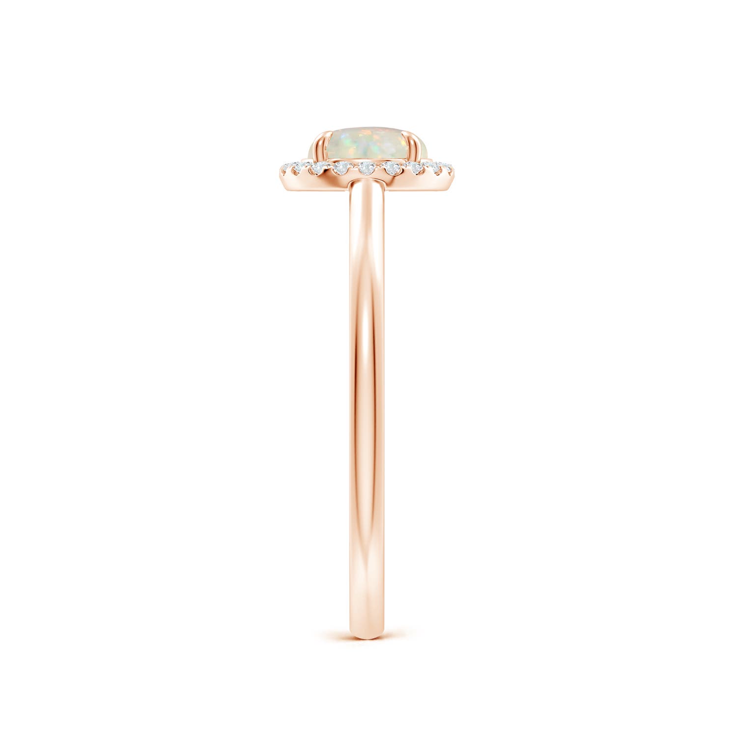 AAA - Opal / 0.6 CT / 14 KT Rose Gold