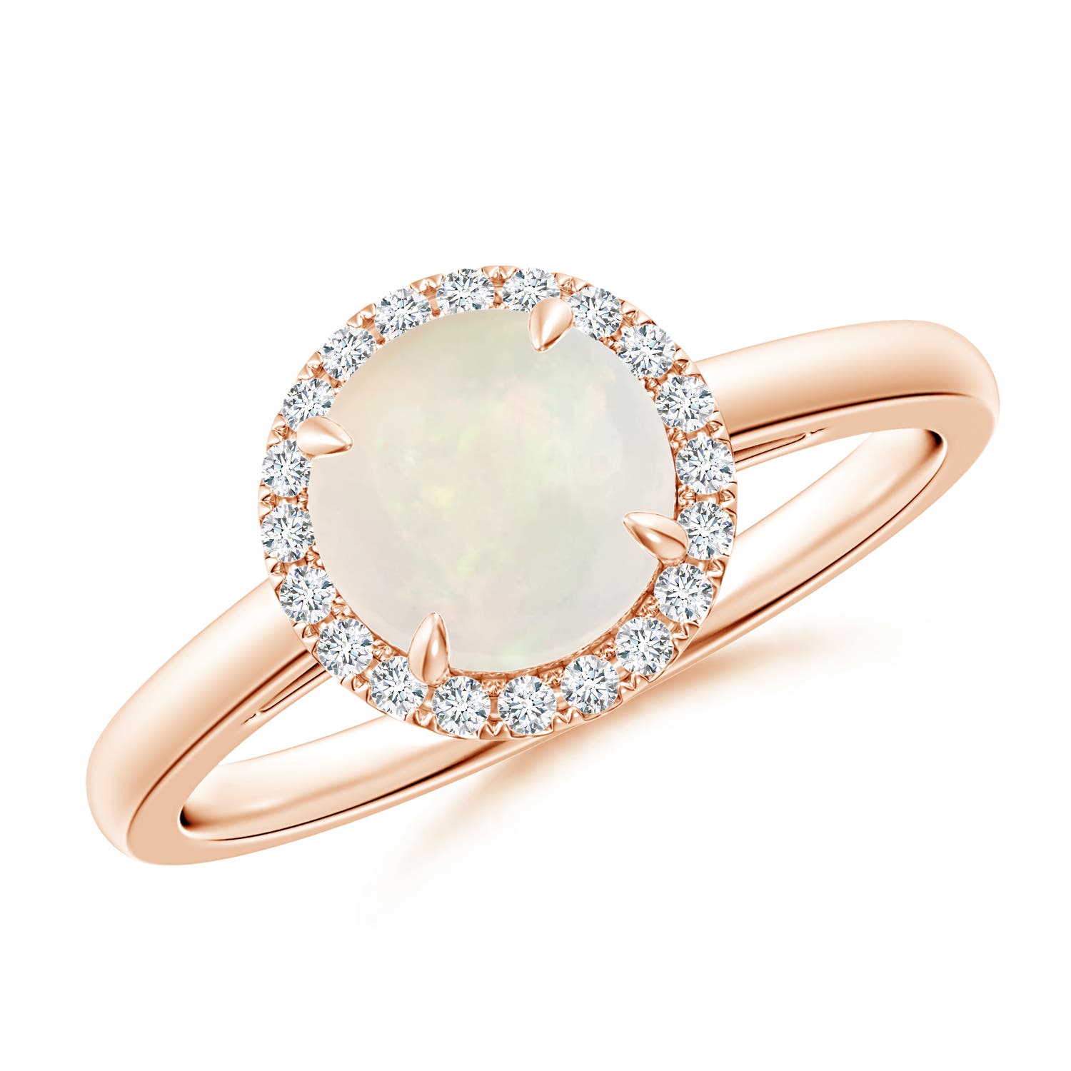 A - Opal / 0.87 CT / 14 KT Rose Gold