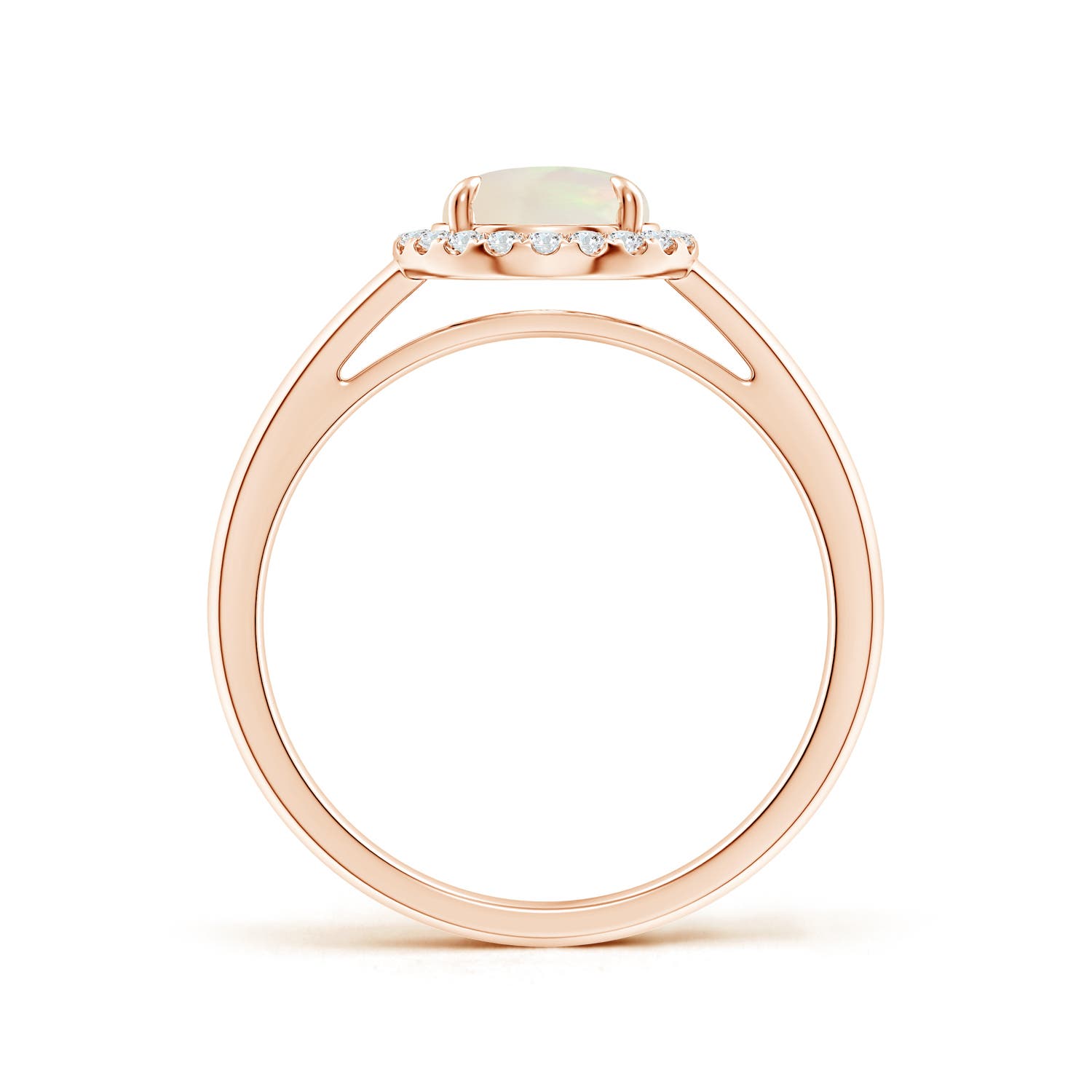 A - Opal / 0.87 CT / 14 KT Rose Gold