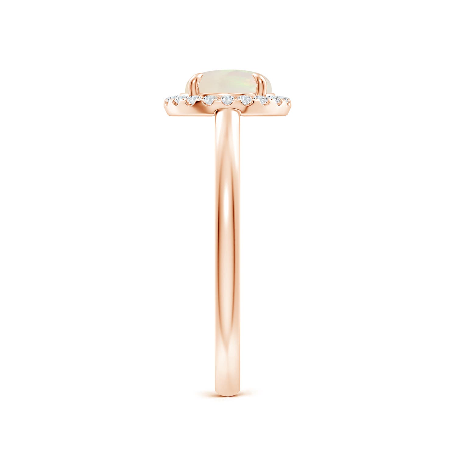 A - Opal / 0.87 CT / 14 KT Rose Gold