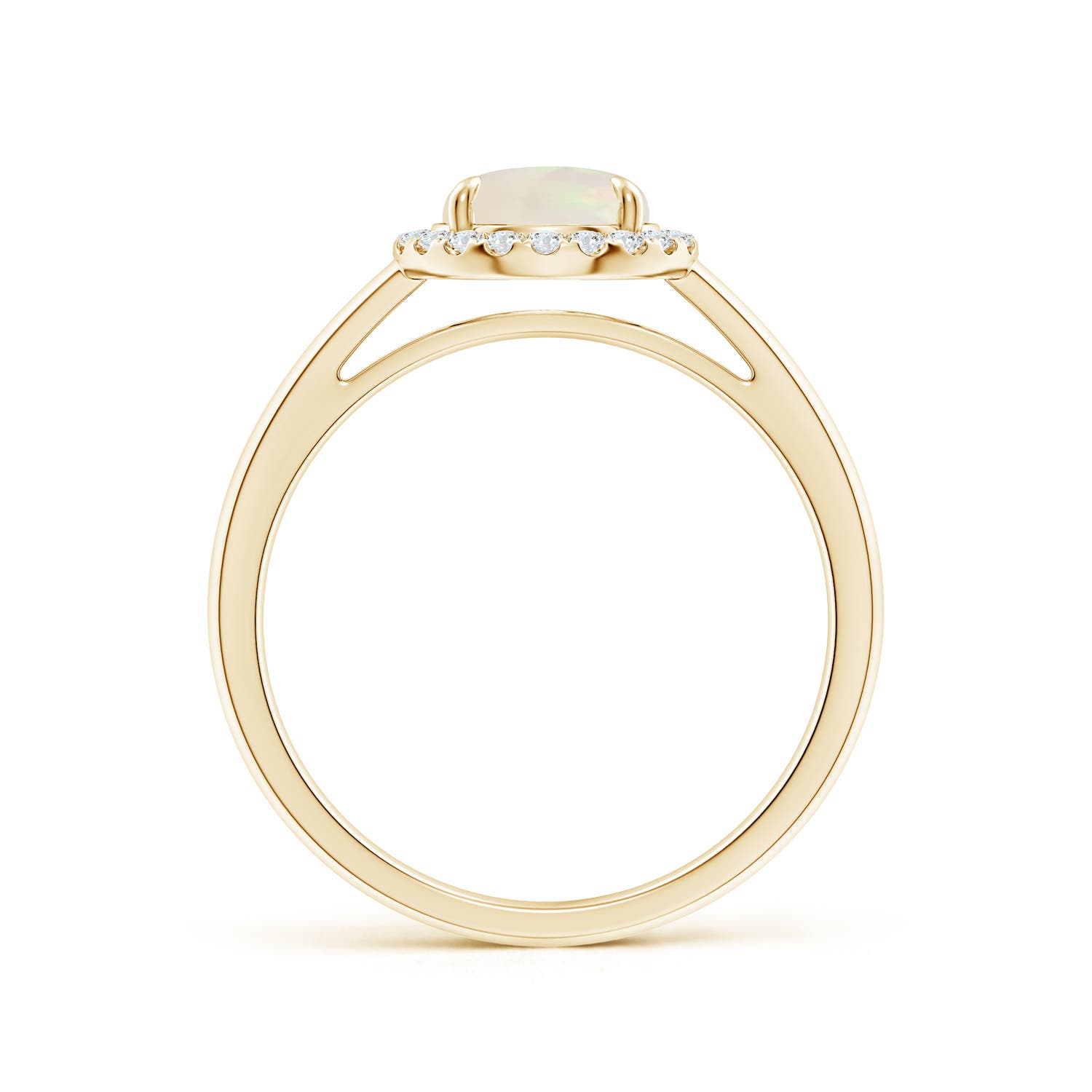 A - Opal / 0.87 CT / 14 KT Yellow Gold