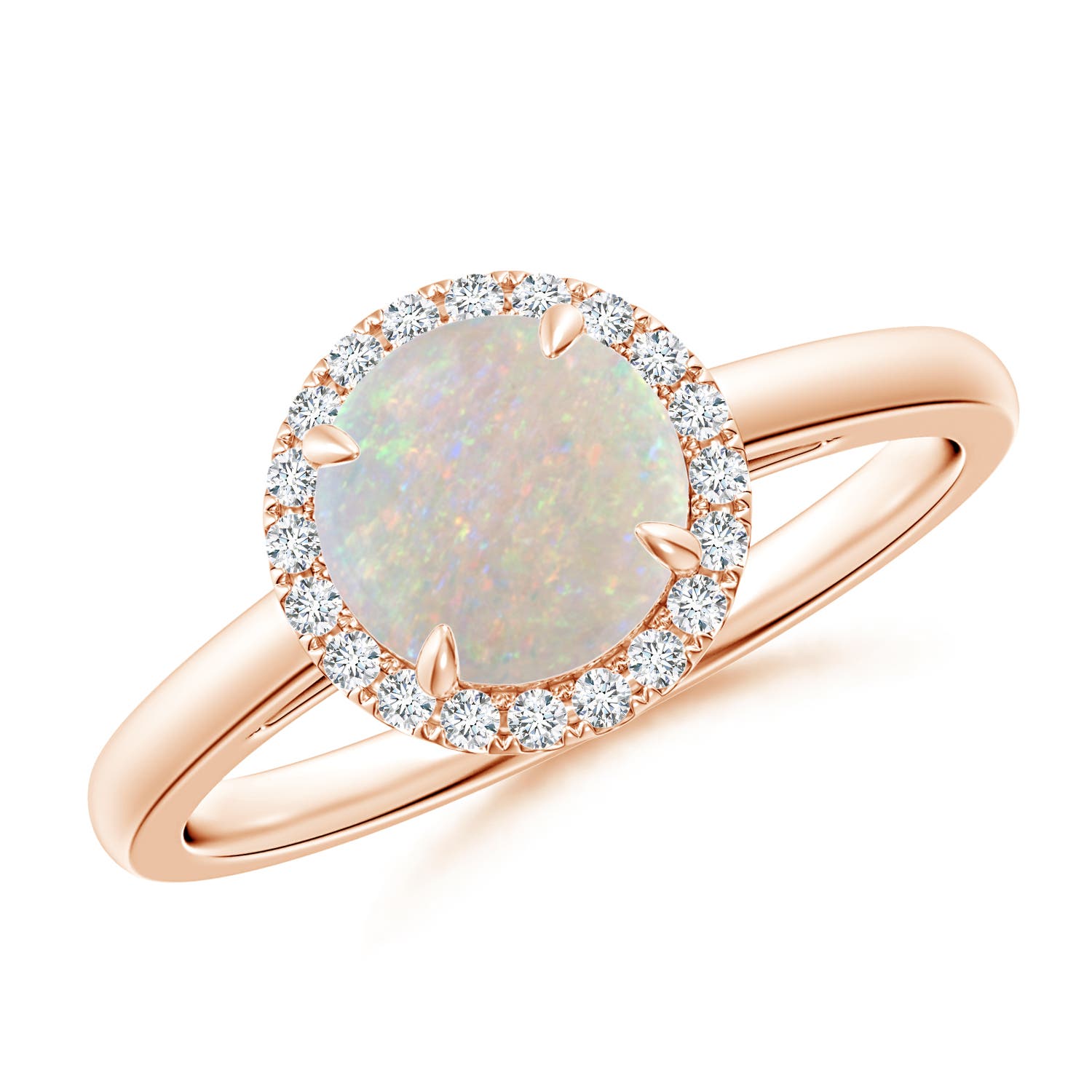 AA - Opal / 0.87 CT / 14 KT Rose Gold