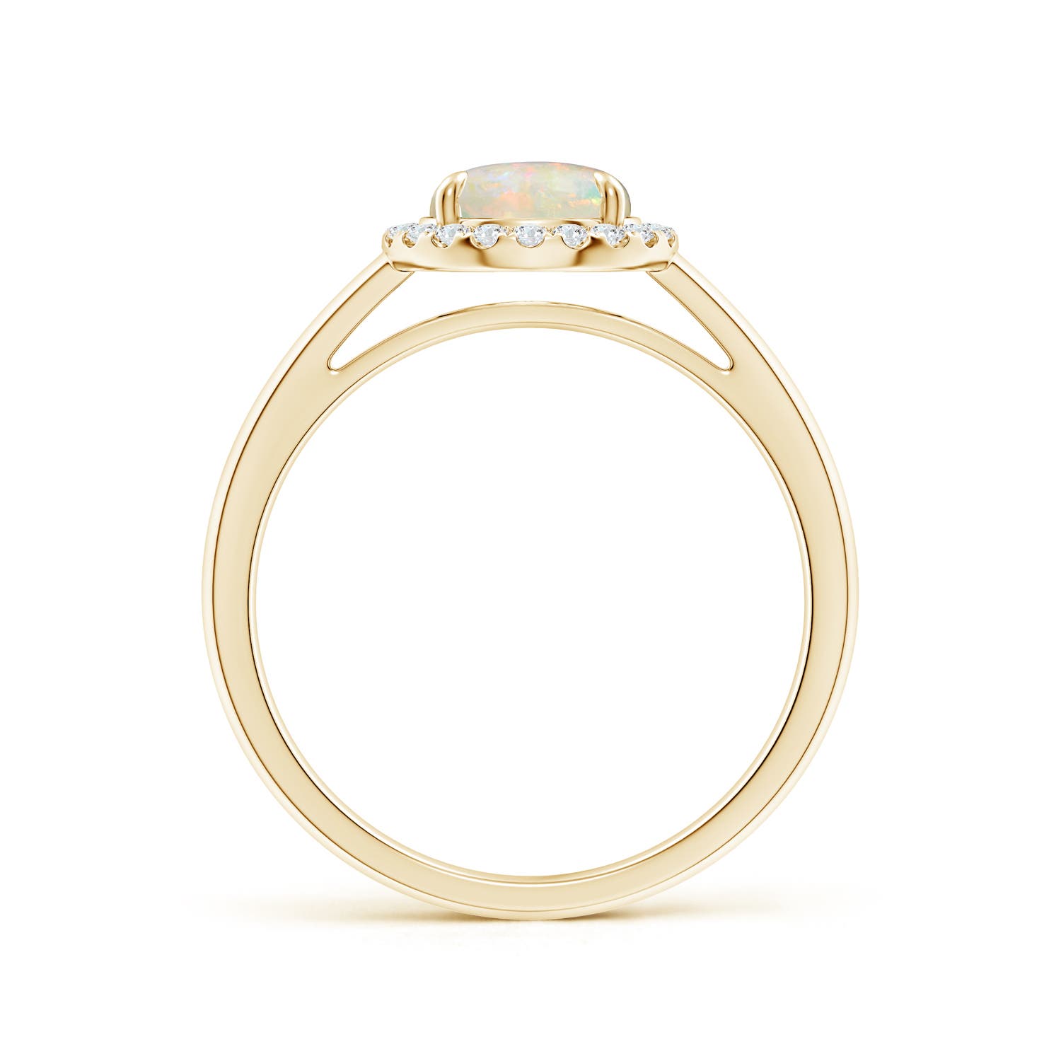 AAAA - Opal / 0.87 CT / 14 KT Yellow Gold