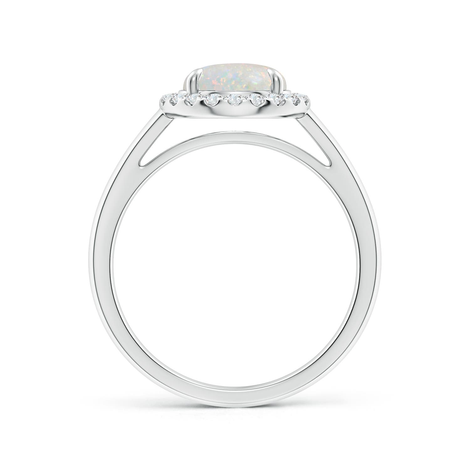 AA - Opal / 1.31 CT / 14 KT White Gold