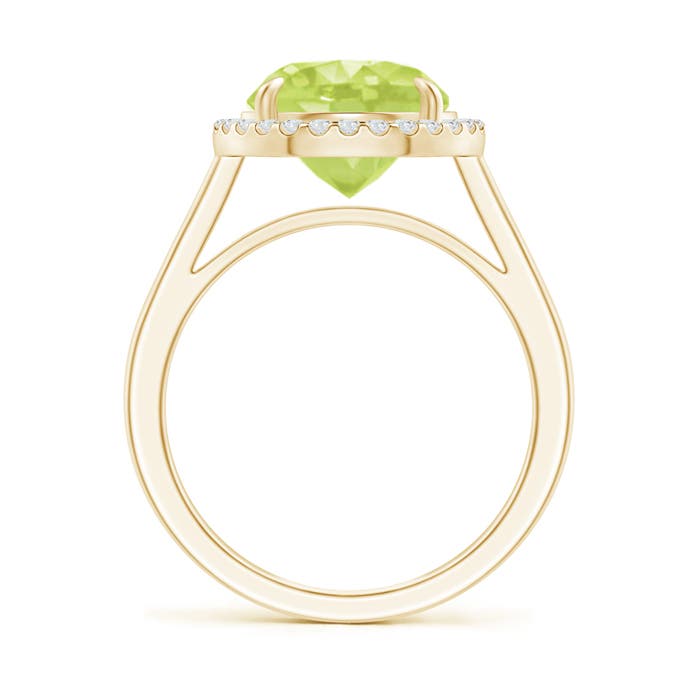 A - Peridot / 3.62 CT / 14 KT Yellow Gold