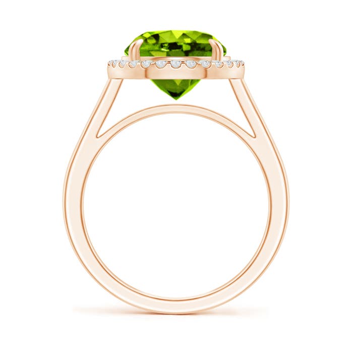 AAAA - Peridot / 3.62 CT / 14 KT Rose Gold