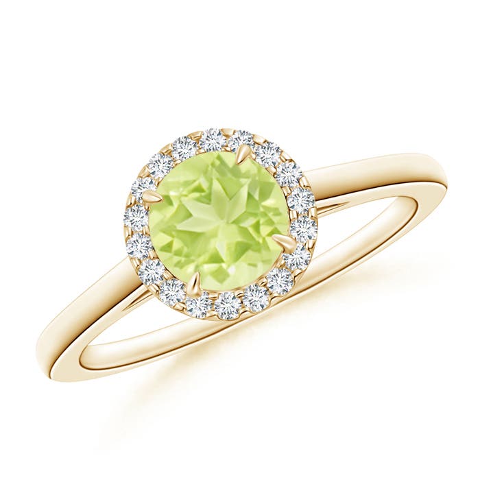 A - Peridot / 1.05 CT / 14 KT Yellow Gold