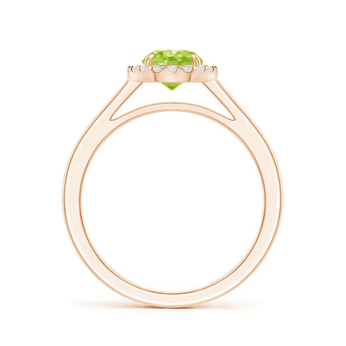 AA - Peridot / 1.05 CT / 14 KT Rose Gold