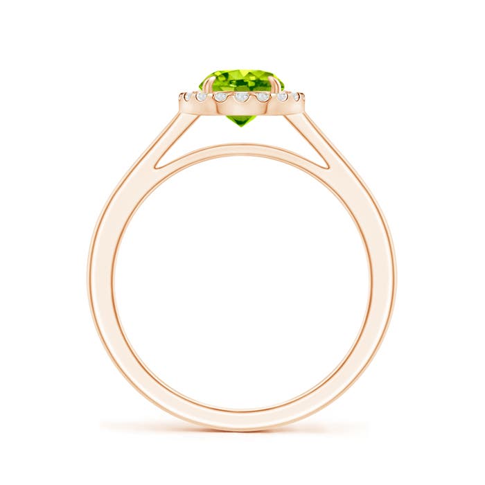 AAA - Peridot / 1.05 CT / 14 KT Rose Gold