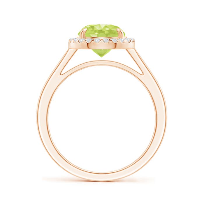 A - Peridot / 2.16 CT / 14 KT Rose Gold