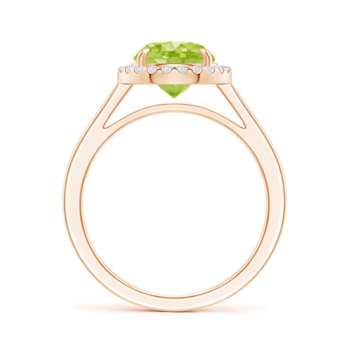 AA - Peridot / 2.16 CT / 14 KT Rose Gold