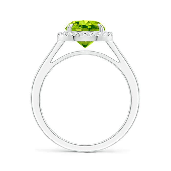 AAA - Peridot / 2.16 CT / 14 KT White Gold