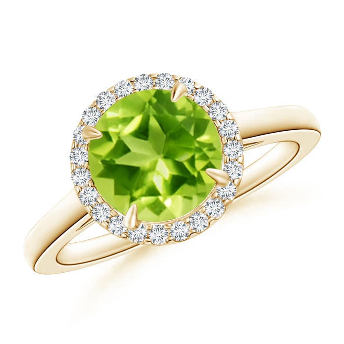 AAA - Peridot / 2.16 CT / 14 KT Yellow Gold