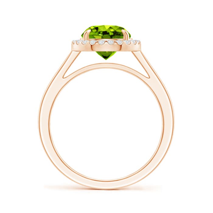 AAAA - Peridot / 2.16 CT / 14 KT Rose Gold