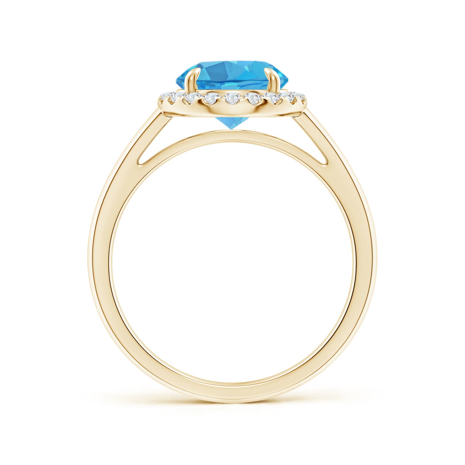 AA - Swiss Blue Topaz / 2.51 CT / 14 KT Yellow Gold