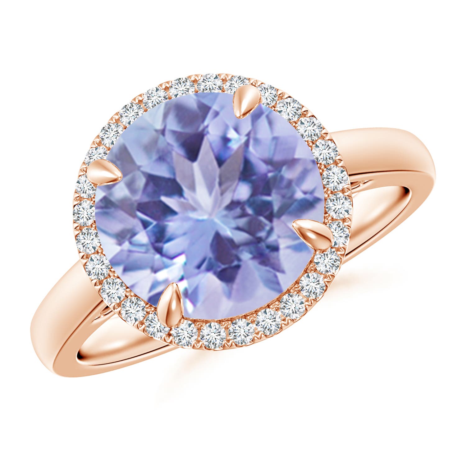 A - Tanzanite / 3.67 CT / 14 KT Rose Gold