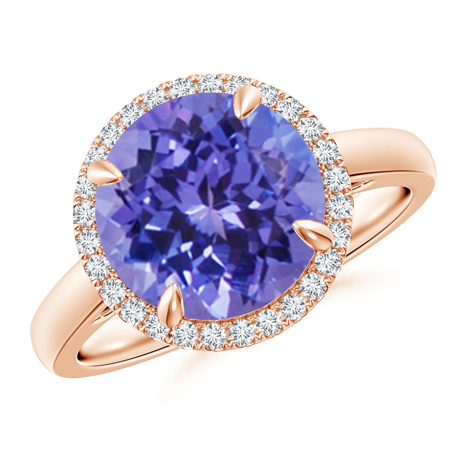 AA - Tanzanite / 3.67 CT / 14 KT Rose Gold