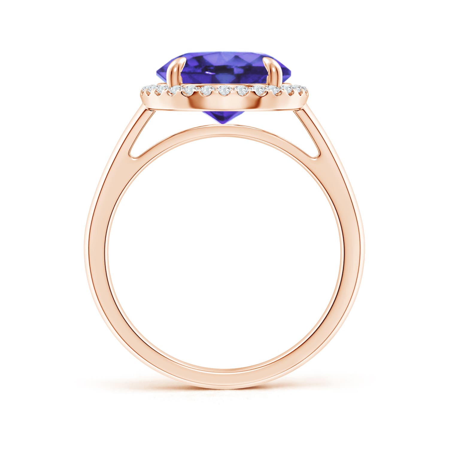 AA - Tanzanite / 3.67 CT / 14 KT Rose Gold