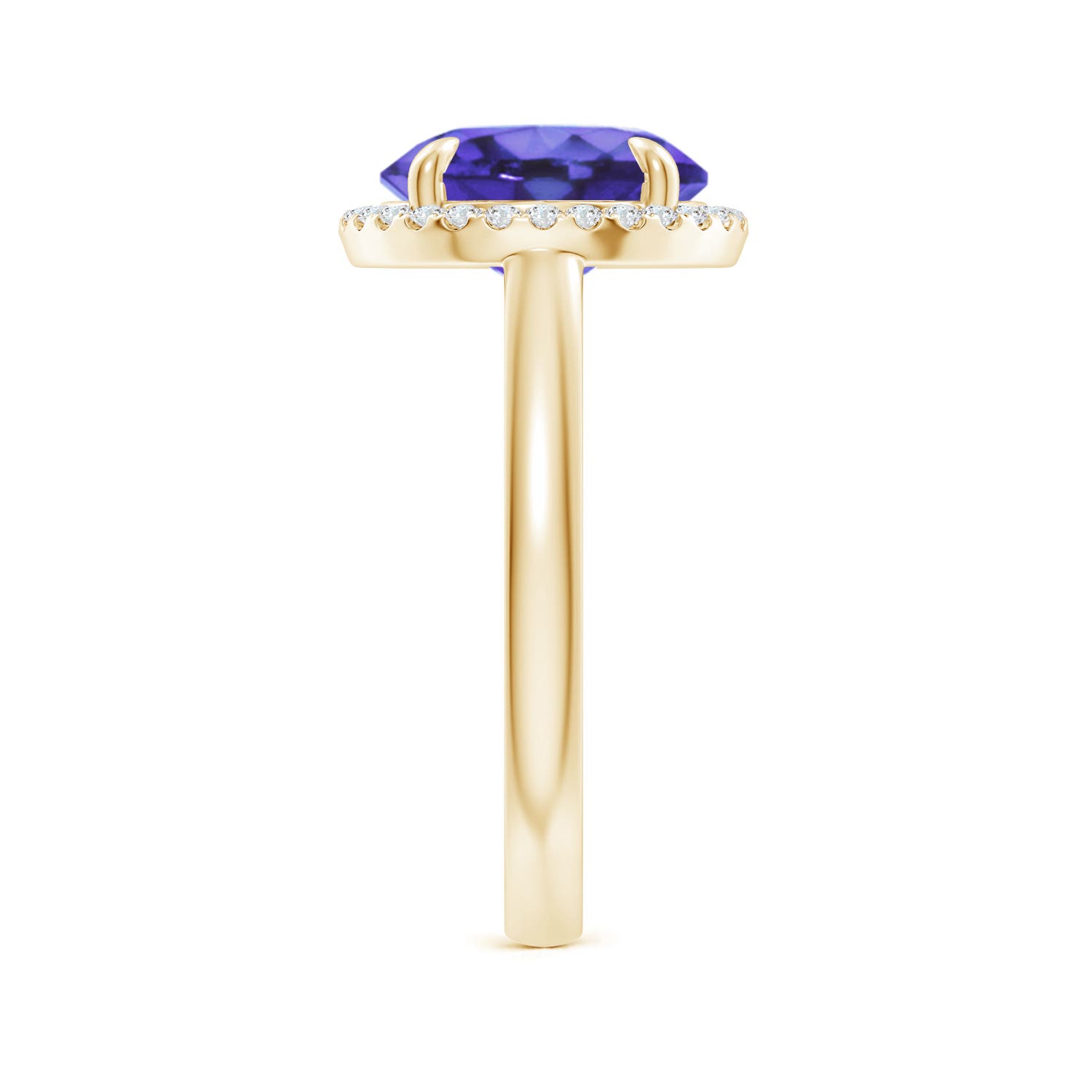 AA - Tanzanite / 3.67 CT / 14 KT Yellow Gold