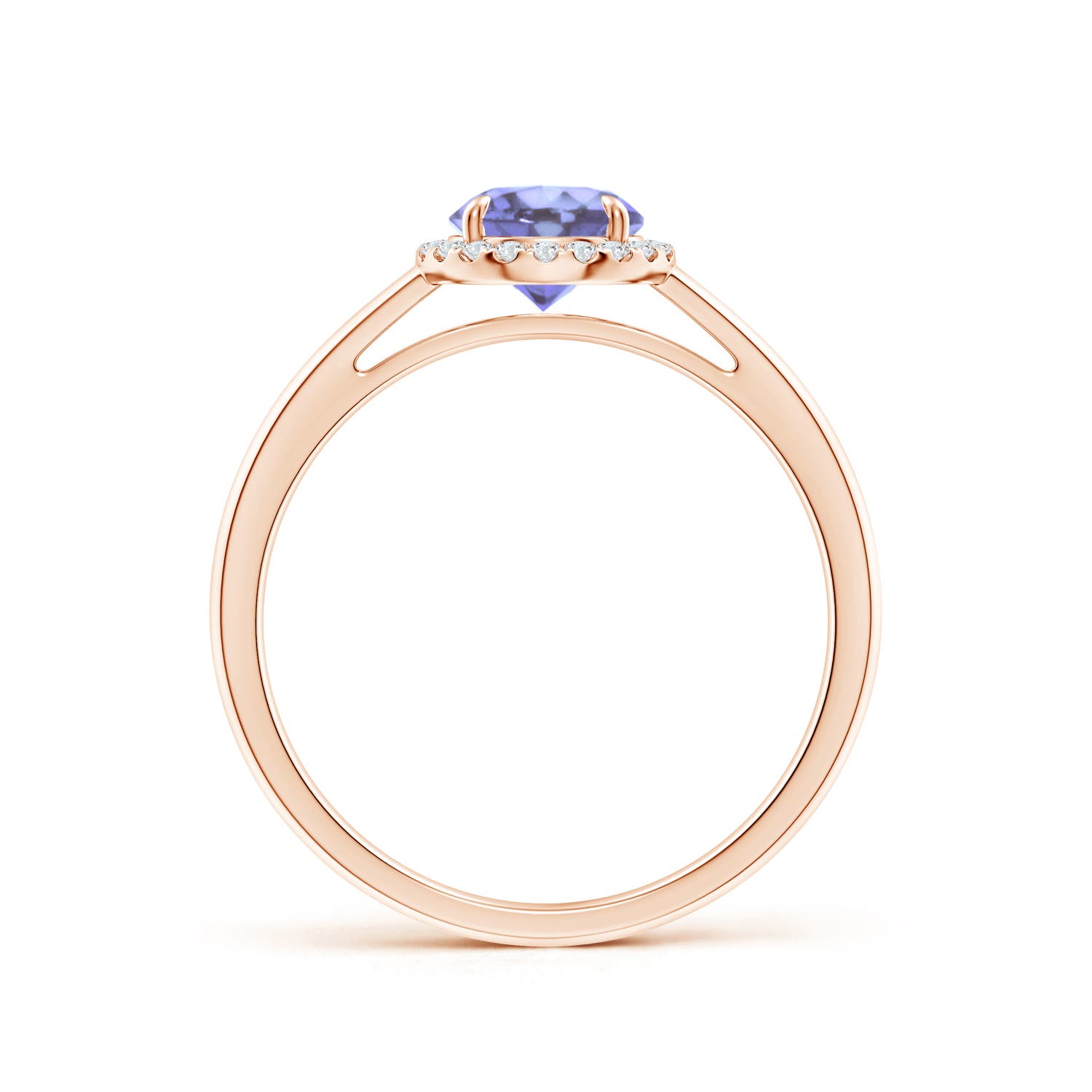 A - Tanzanite / 1 CT / 14 KT Rose Gold