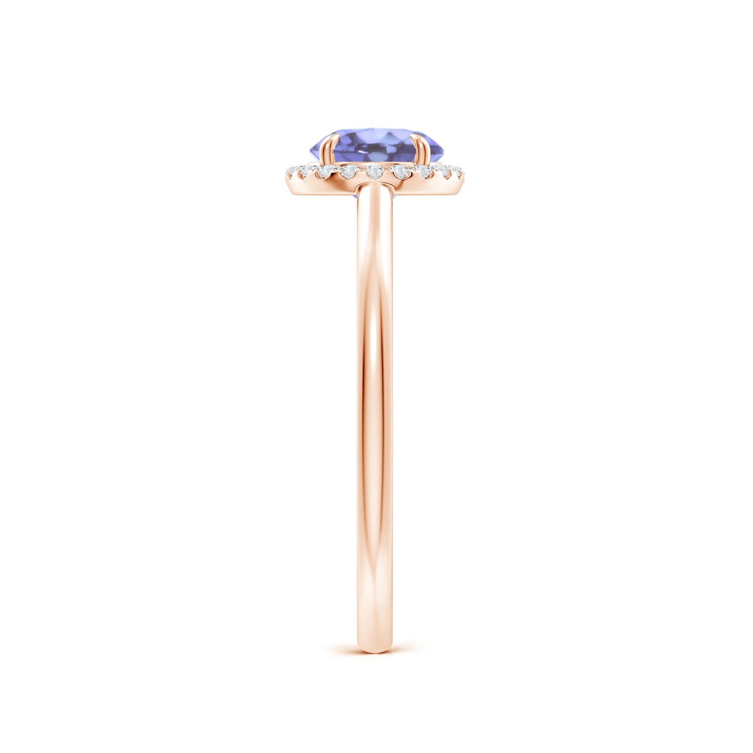 A - Tanzanite / 1 CT / 14 KT Rose Gold