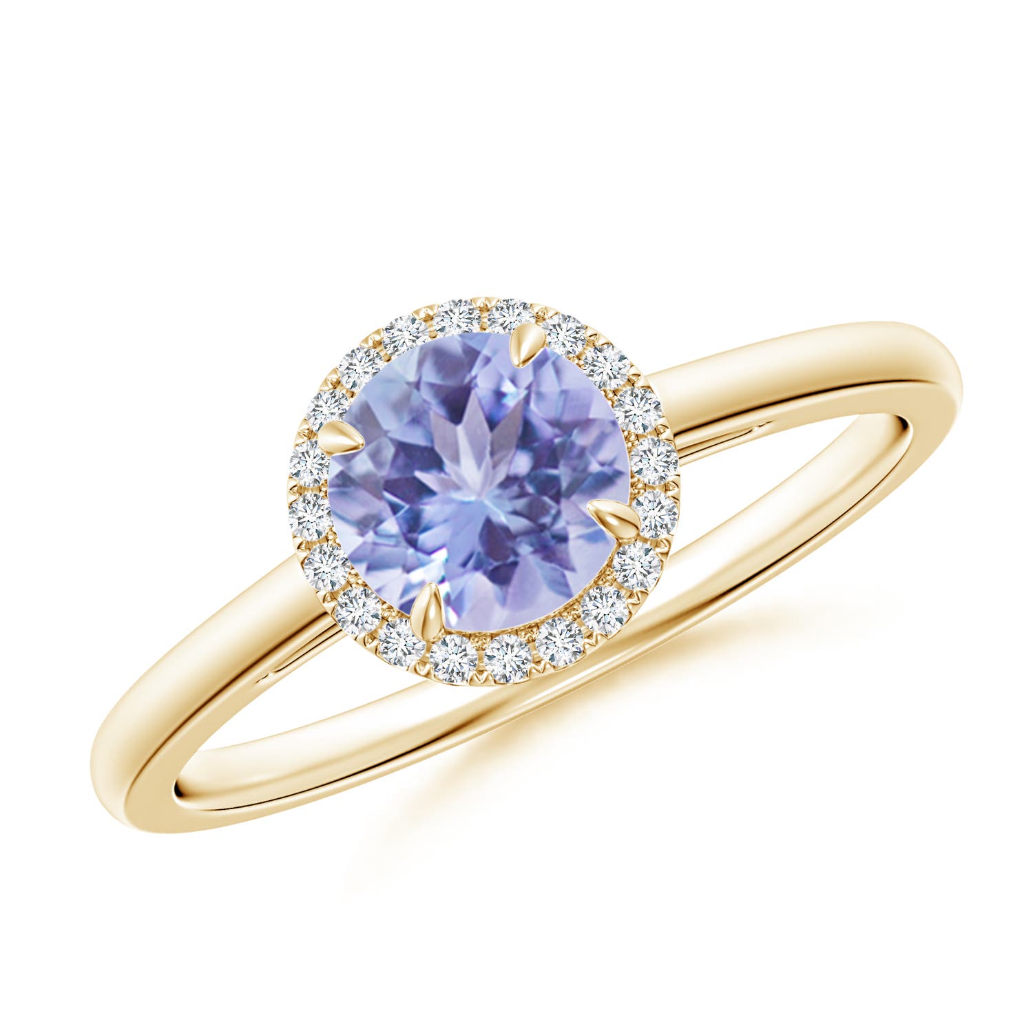 A - Tanzanite / 1 CT / 14 KT Yellow Gold