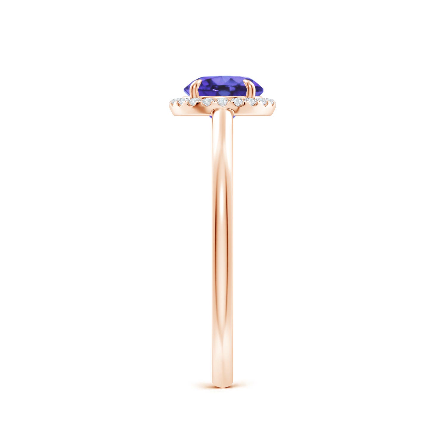 AA - Tanzanite / 1 CT / 14 KT Rose Gold