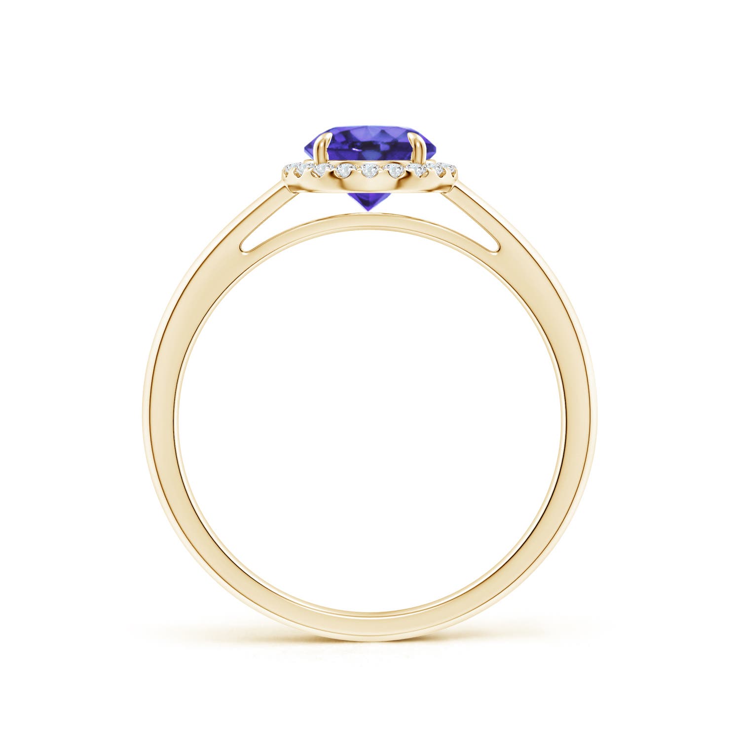 AA - Tanzanite / 1 CT / 14 KT Yellow Gold