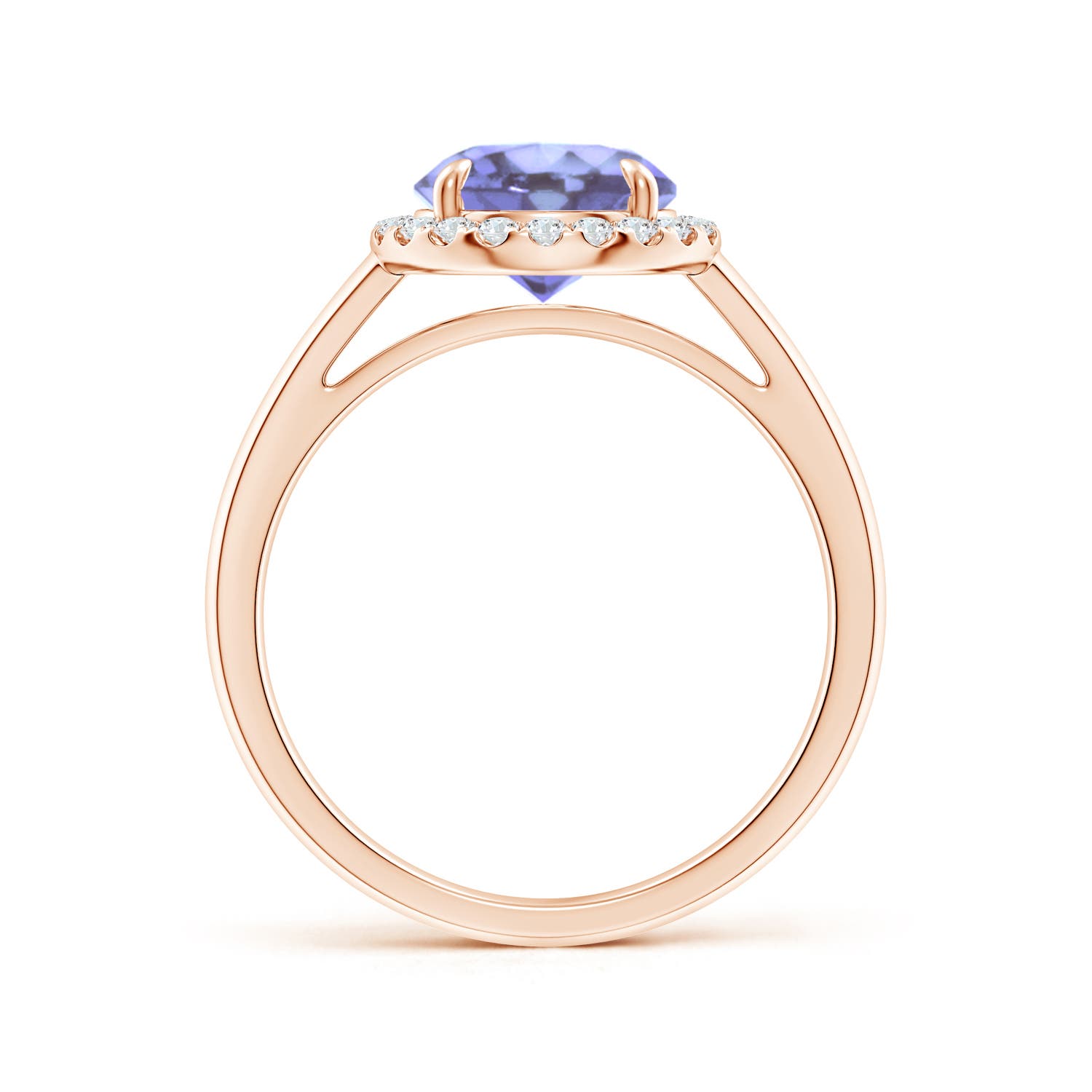 A - Tanzanite / 1.96 CT / 14 KT Rose Gold