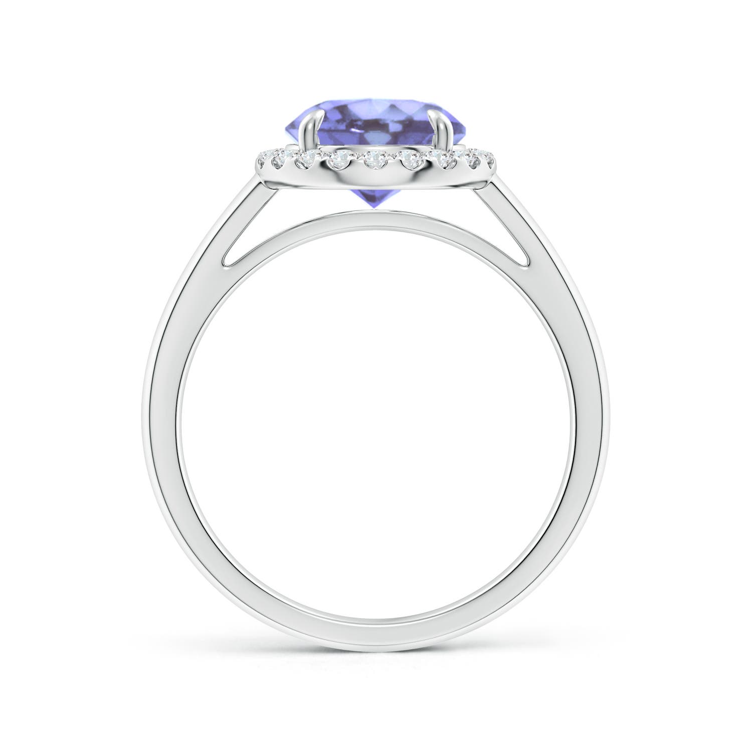 A - Tanzanite / 1.96 CT / 14 KT White Gold