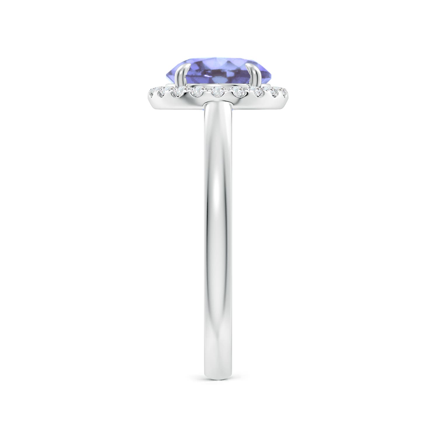 A - Tanzanite / 1.96 CT / 14 KT White Gold