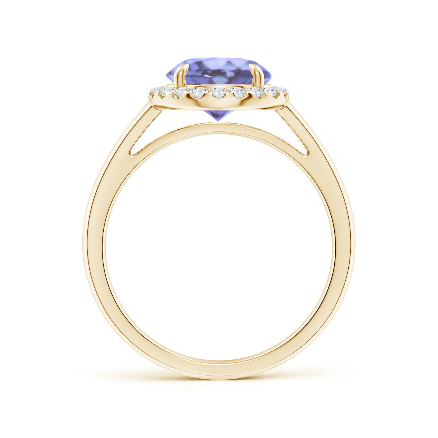 A - Tanzanite / 1.96 CT / 14 KT Yellow Gold