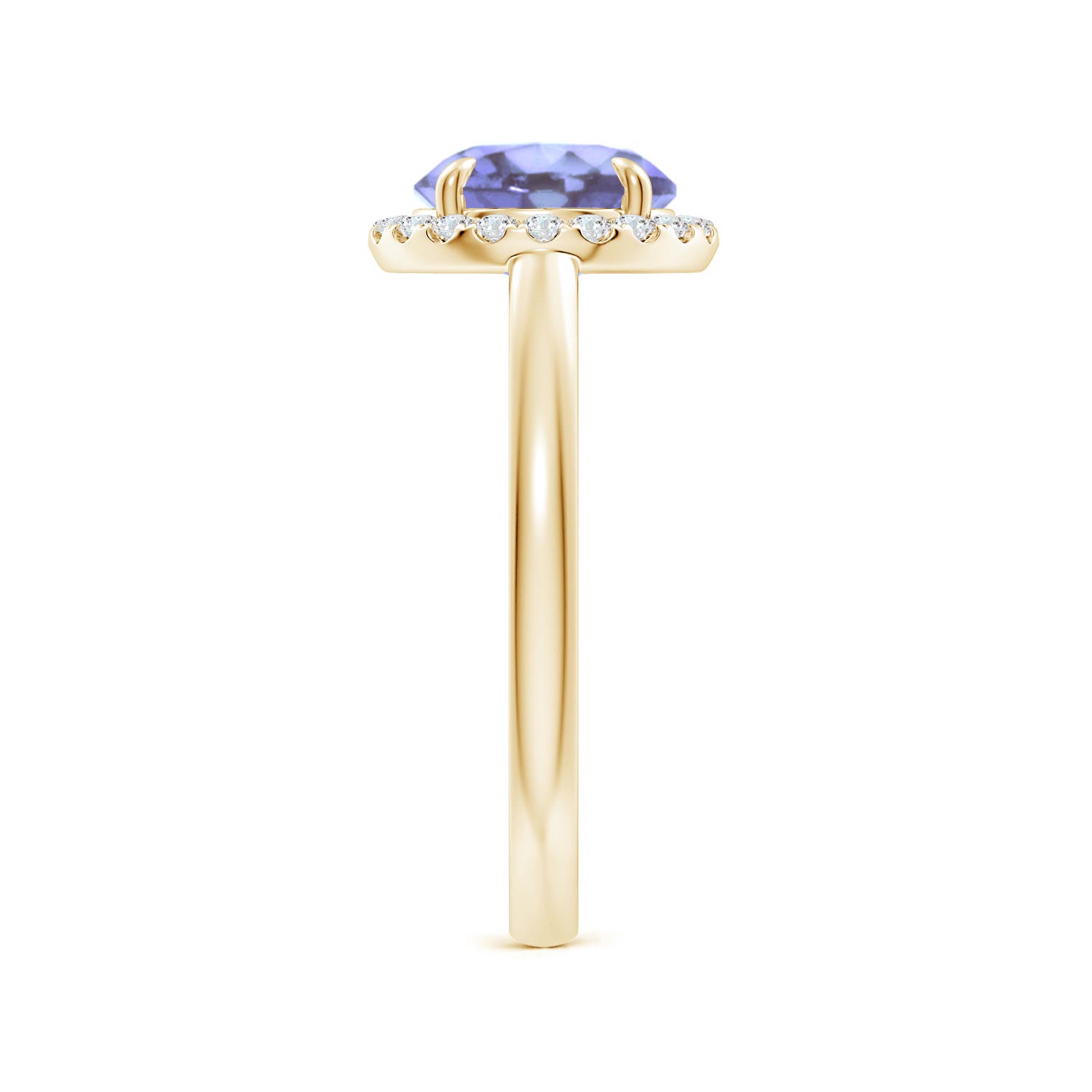 A - Tanzanite / 1.96 CT / 14 KT Yellow Gold