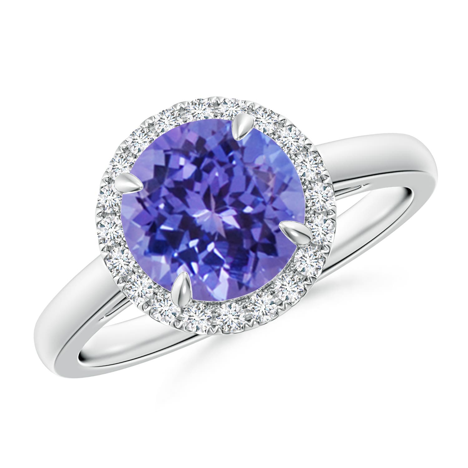 AA - Tanzanite / 1.96 CT / 14 KT White Gold