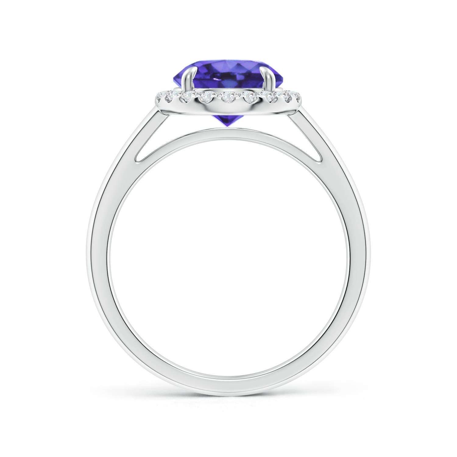 AA - Tanzanite / 1.96 CT / 14 KT White Gold