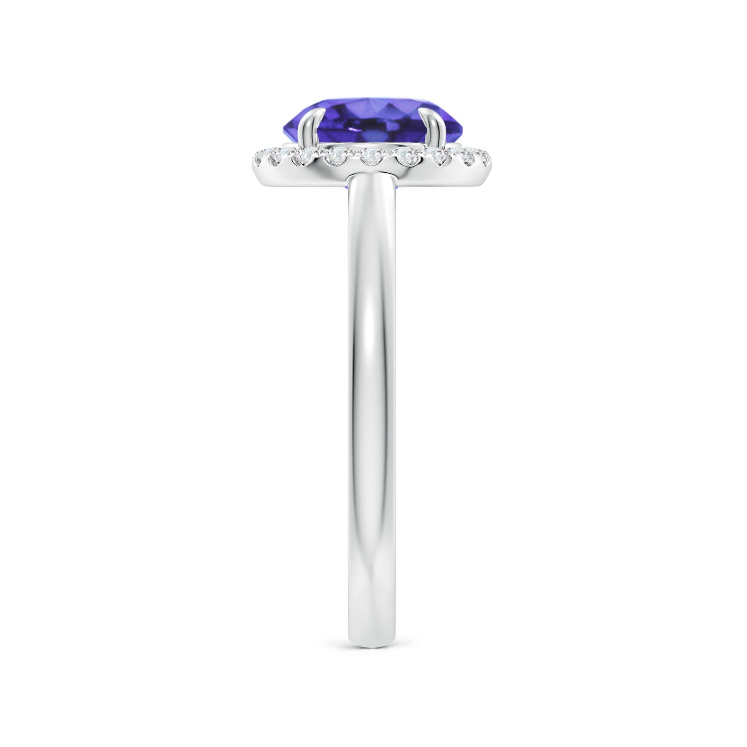 AA - Tanzanite / 1.96 CT / 14 KT White Gold