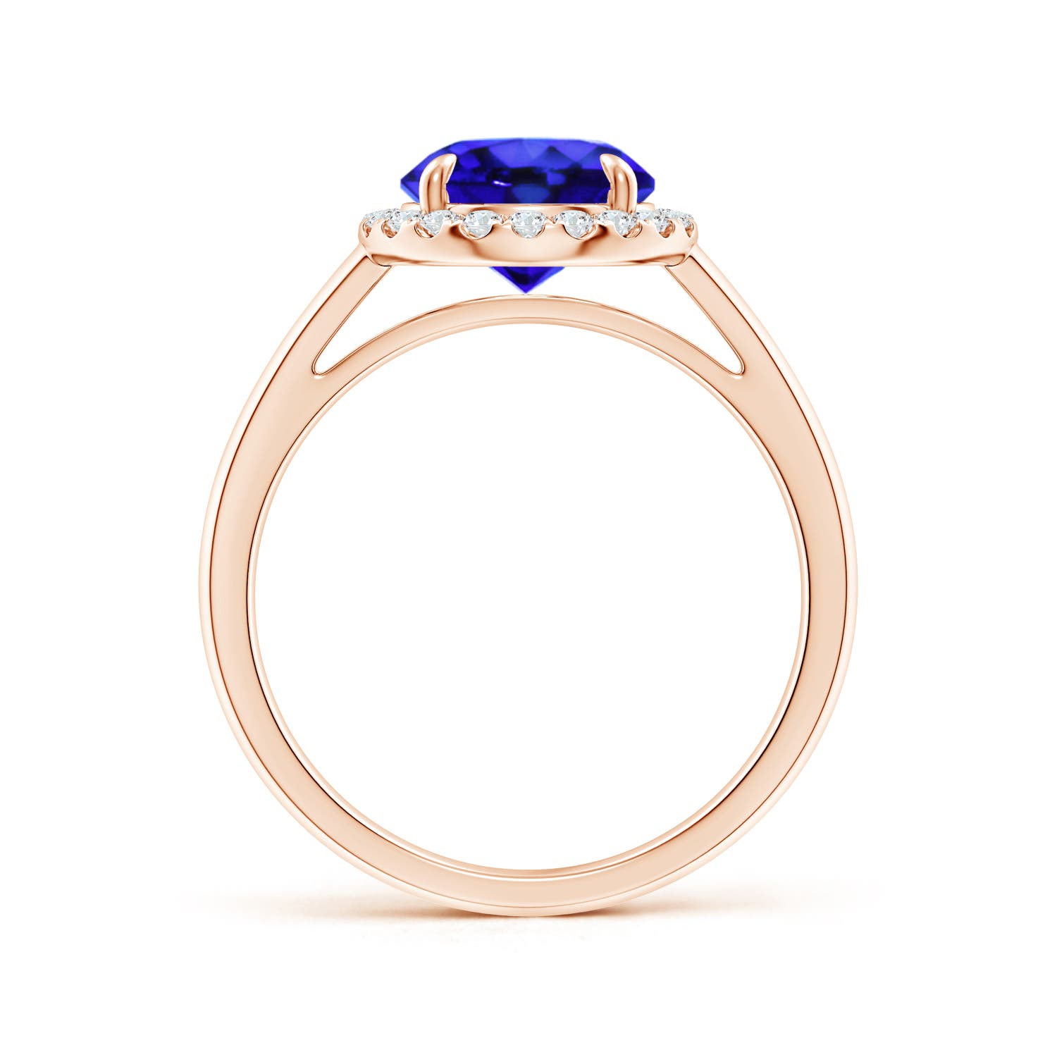 AAA - Tanzanite / 1.96 CT / 14 KT Rose Gold