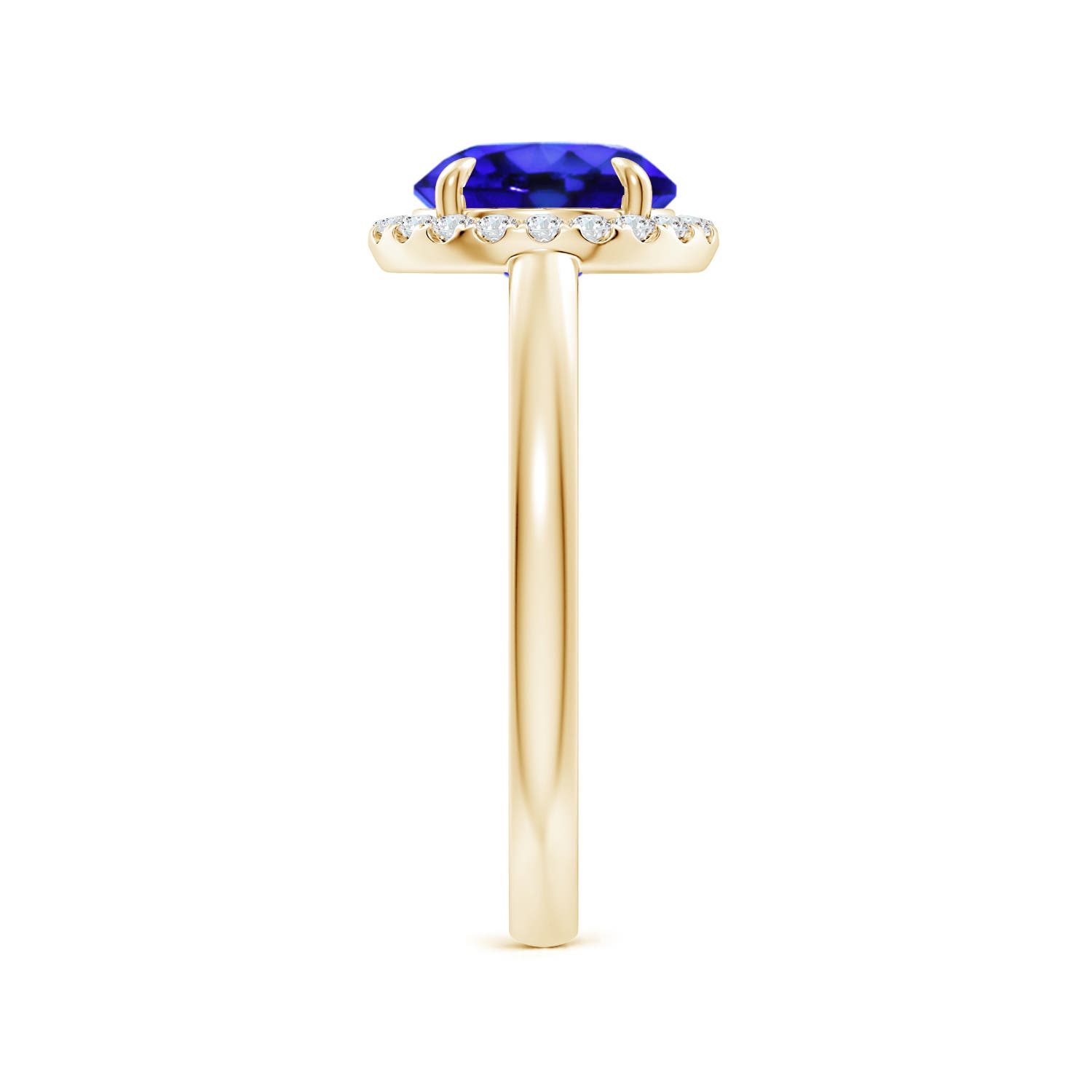 AAA - Tanzanite / 1.96 CT / 14 KT Yellow Gold