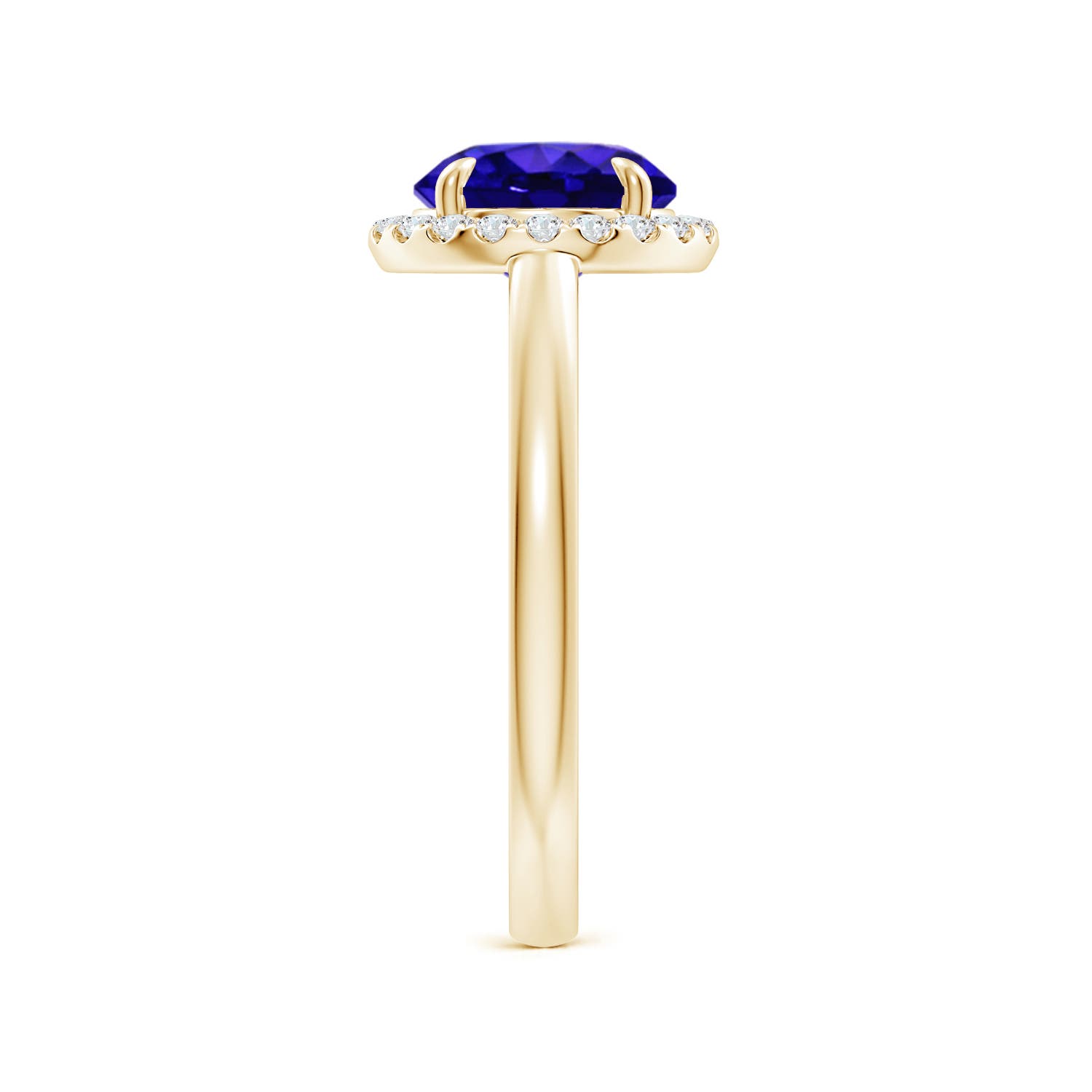 AAAA - Tanzanite / 1.96 CT / 14 KT Yellow Gold