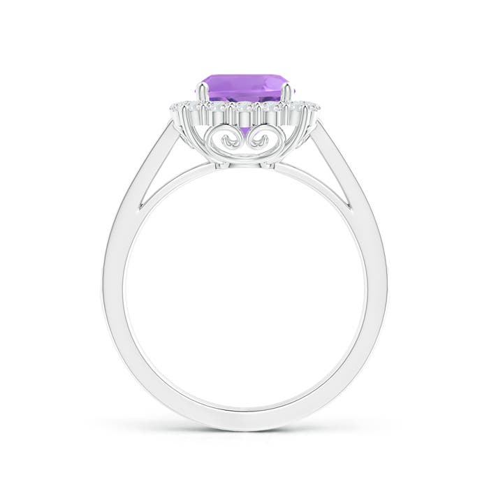 A - Amethyst / 1.81 CT / 14 KT White Gold