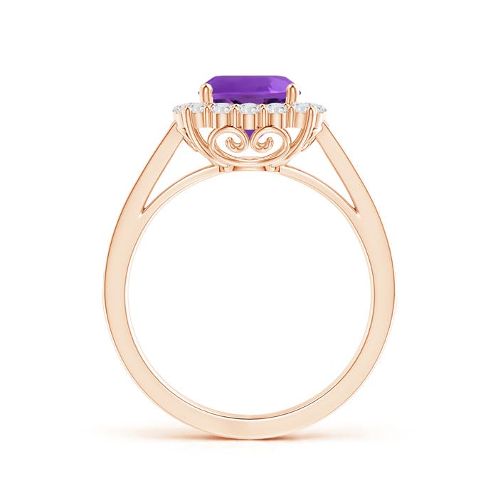 AAAA - Amethyst / 1.81 CT / 14 KT Rose Gold