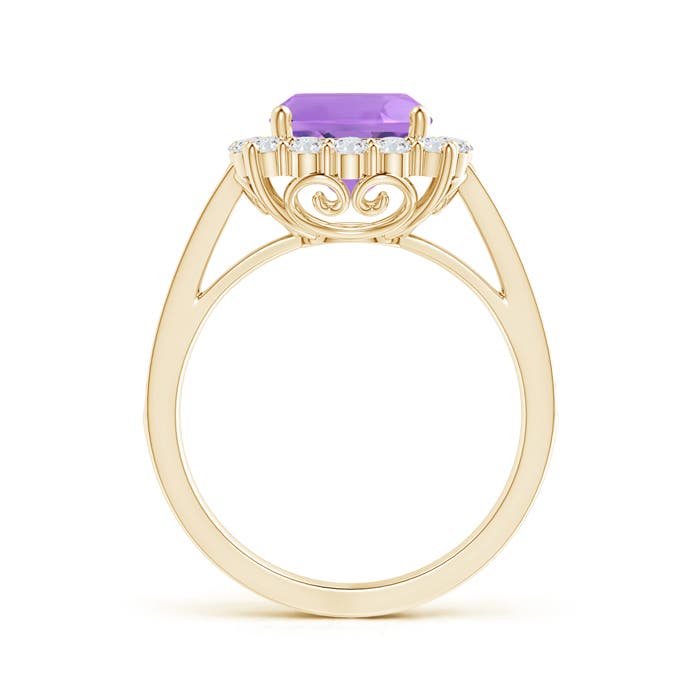 A - Amethyst / 2.81 CT / 14 KT Yellow Gold