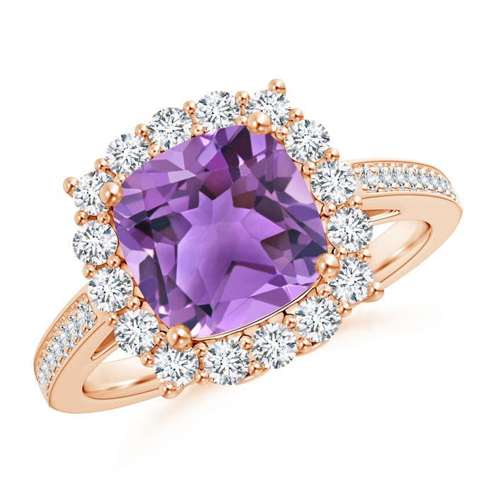 AA - Amethyst / 2.81 CT / 14 KT Rose Gold