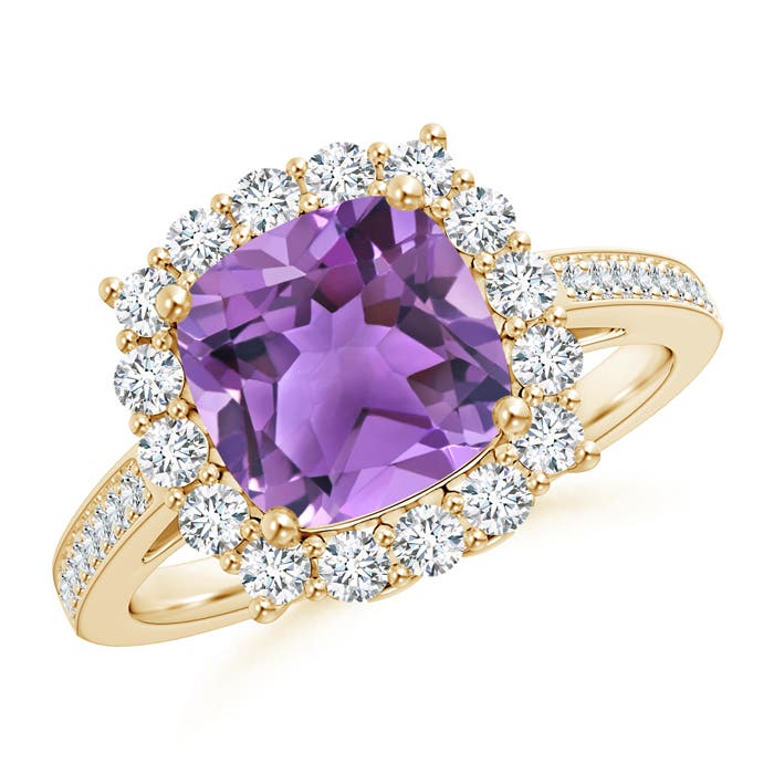 AA - Amethyst / 2.81 CT / 14 KT Yellow Gold